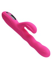 PRETTY LOVE WINTERS VIBRADOR RABBIT MULTIFUNCION CON PANTALLA LED ROSA