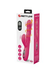 PRETTY LOVE WINTERS VIBRADOR RABBIT MULTIFUNCION CON PANTALLA LED ROSA