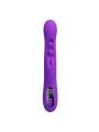 PRETTY LOVE SABIEN VIBRADOR RABBIT CON ESTIMULACION POR GOLPETEOS Y LED MORADO