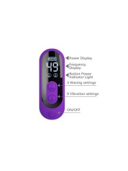 PRETTY LOVE SABIEN VIBRADOR RABBIT CON ESTIMULACION POR GOLPETEOS Y LED MORADO