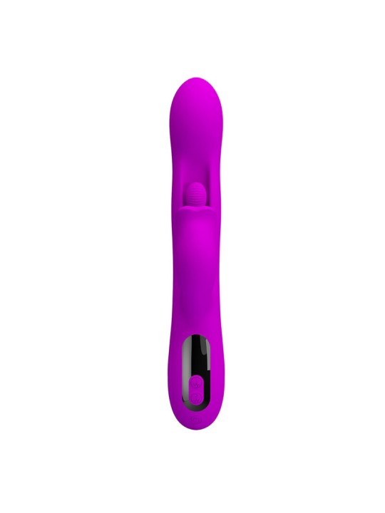 PRETTY LOVE YALANDA VIBRADOR RABBIT OSCILANTE CON PANTALLA LED MORADO