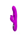 PRETTY LOVE YALANDA VIBRADOR RABBIT OSCILANTE CON PANTALLA LED MORADO