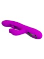 PRETTY LOVE YALANDA VIBRADOR RABBIT OSCILANTE CON PANTALLA LED MORADO