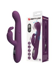 PRETTY LOVE DEE VIBRADOR RABBIT MULTIFUNCION OSCILANTE Y PERCUTOR MORADO