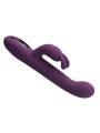 PRETTY LOVE DEE VIBRADOR RABBIT MULTIFUNCION OSCILANTE Y PERCUTOR MORADO