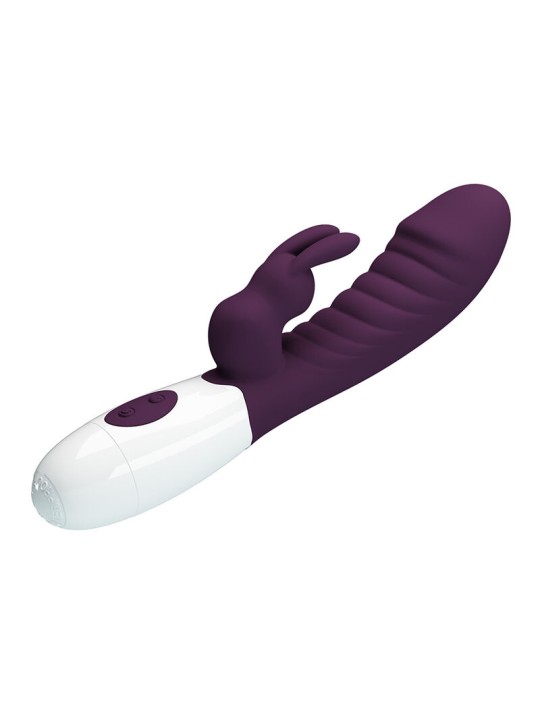 PRETTY LOVE NAUGHTY BUNNY VIBRADOR RABBIT 30 FUNCIONES MORADO