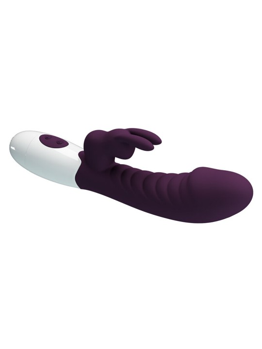 PRETTY LOVE NAUGHTY BUNNY VIBRADOR RABBIT 30 FUNCIONES MORADO