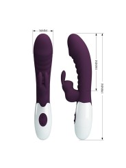 PRETTY LOVE NAUGHTY BUNNY VIBRADOR RABBIT 30 FUNCIONES MORADO