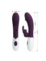 PRETTY LOVE NAUGHTY BUNNY VIBRADOR RABBIT 30 FUNCIONES MORADO