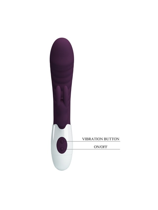 PRETTY LOVE NAUGHTY BUNNY VIBRADOR RABBIT 30 FUNCIONES MORADO
