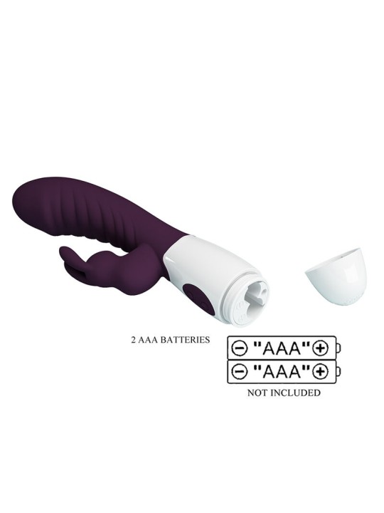 PRETTY LOVE NAUGHTY BUNNY VIBRADOR RABBIT 30 FUNCIONES MORADO