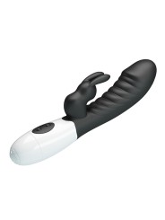 PRETTY LOVE NAUGHTY BUNNY VIBRADOR RABBIT 30 FUNCIONES NEGRO