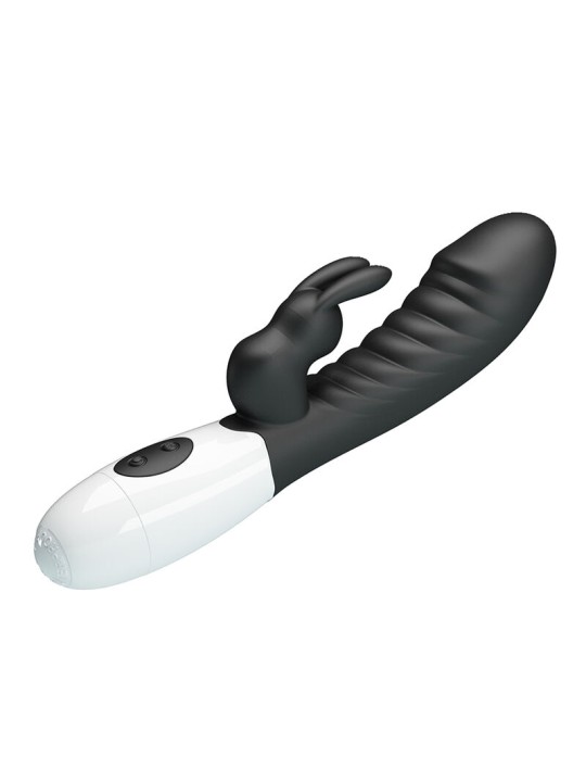 PRETTY LOVE NAUGHTY BUNNY VIBRADOR RABBIT 30 FUNCIONES NEGRO