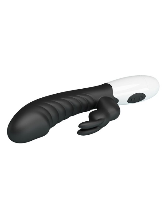 PRETTY LOVE NAUGHTY BUNNY VIBRADOR RABBIT 30 FUNCIONES NEGRO