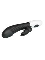 PRETTY LOVE NAUGHTY BUNNY VIBRADOR RABBIT 30 FUNCIONES NEGRO