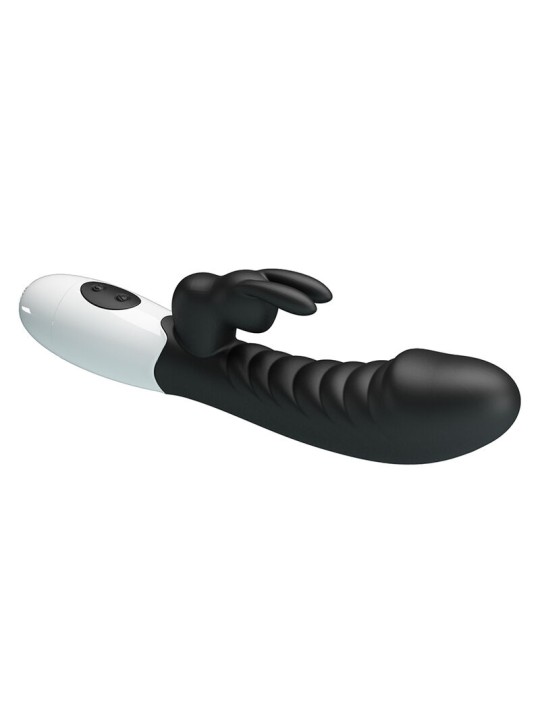 PRETTY LOVE NAUGHTY BUNNY VIBRADOR RABBIT 30 FUNCIONES NEGRO