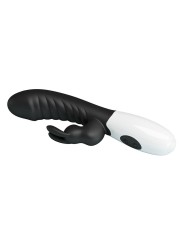PRETTY LOVE NAUGHTY BUNNY VIBRADOR RABBIT 30 FUNCIONES NEGRO