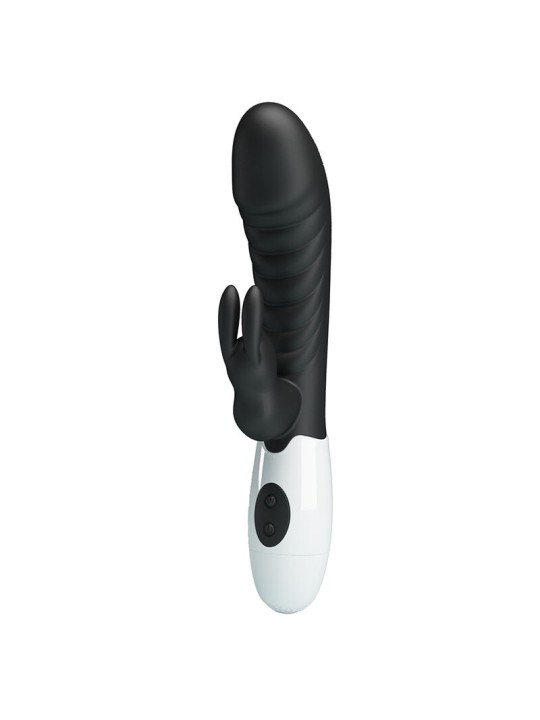 PRETTY LOVE NAUGHTY BUNNY VIBRADOR RABBIT 30 FUNCIONES NEGRO