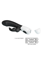 PRETTY LOVE NAUGHTY BUNNY VIBRADOR RABBIT 30 FUNCIONES NEGRO