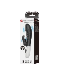 PRETTY LOVE NAUGHTY BUNNY VIBRADOR RABBIT 30 FUNCIONES NEGRO