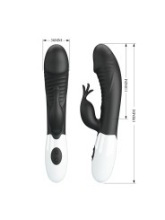 PRETTY LOVE RASMUSSEN VIBRADOR RABBIT 30 FUNCIONES NEGRO