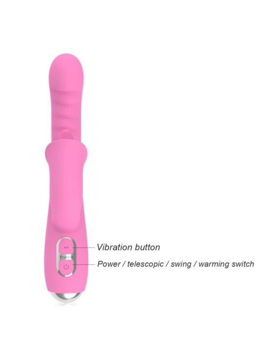 NALONE T MAY VIBRADOR RABBIT CON EMPUJE Y MOVIMIENTO OSCILANTE