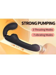 NALONE ALLOW VIBRADOR DOBLE CON ROTACION Y EMPUJE NEGRO
