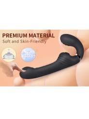 NALONE ALLOW VIBRADOR DOBLE CON ROTACION Y EMPUJE NEGRO