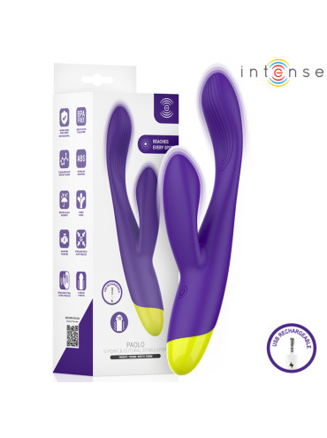INTENSE PAOLO ESTIMULADOR RABBIT RECARGABLE PARA PUNTO G Y CLITORIS