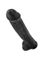 KING COCK DILDO REALISTA CON TESTICULOS 38 CM COLOR NEGRO