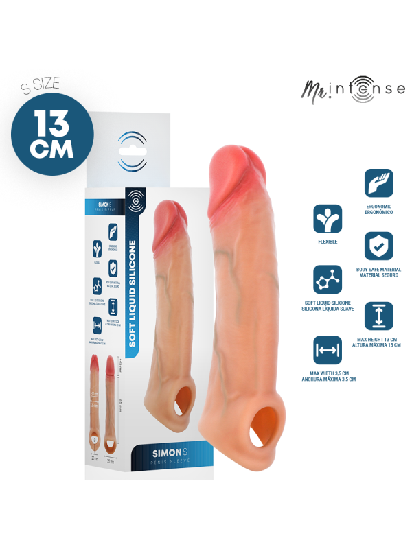 MR INTENSE SIMON S FUNDA DE PENE SILICONA 13 CM O 4 CM