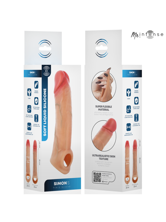 MR INTENSE SIMON S FUNDA DE PENE SILICONA 13 CM O 4 CM
