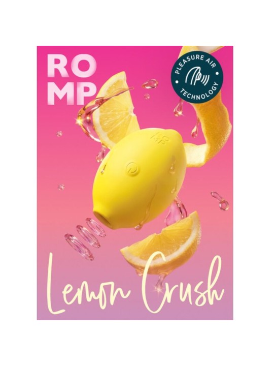 ROMP LEMON CRUSH ESTIMULADOR DE CLITORIS POR ONDAS DE PRESION AMARILLO