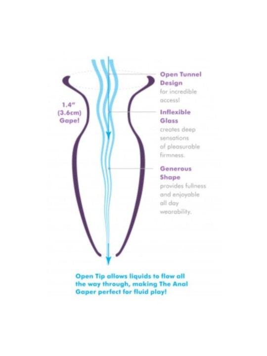 ANAL FANTASY ELITE PLUG ANAL MEGA ANAL GAPER TRANSPARENTE