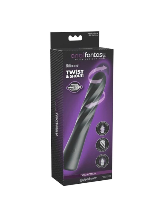 ANAL FANTASY ELITE TWIST ECSTASY ESTIMULADOR ANAL GIRATORIO RECARGABLE