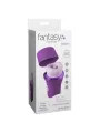 FANTASY FOR HER LUSH KISS PLUSH PURPLE ESTIMULADOR CLITORAL DE SUCCION Y LAMIDO