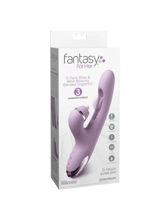 FANTASY FOR HER G TOUCH PULSE PRO PURPLE VIBRADOR RABBIT PARA PUNTO G Y CLITORIS
