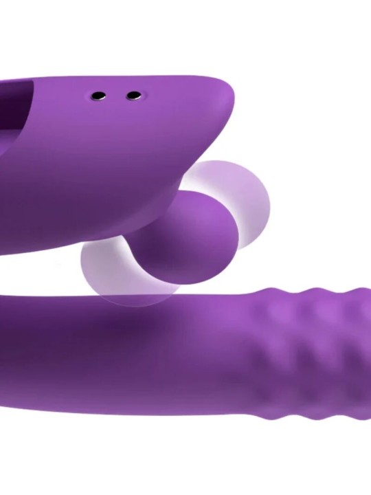 FANTASY FOR HER HARMONI PRO PURPLE VIBRADOR RABBIT PARA PUNTO G Y CLITORIS