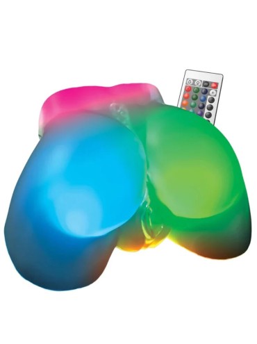 PDX ELITE GO GO BOOTY LED MEGA MASTURBADOR MASCULINO ILUMINADO