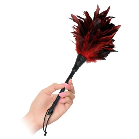 FETISH FANTASY SERIES PLUMERO FRISKY NEGRO Y ROJO