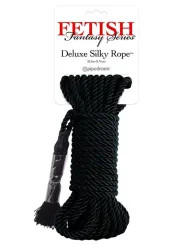 FETISH FANTASY SERIES CUERDA DE SEDA DELUXE NEGRA 975 M