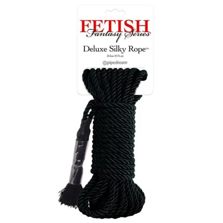FETISH FANTASY SERIES CUERDA DE SEDA DELUXE NEGRA 975 M
