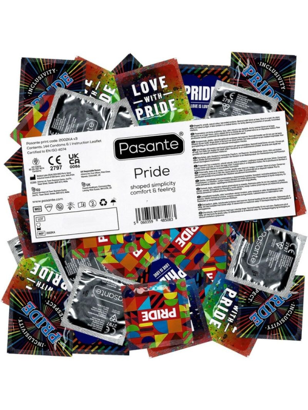 PASANTE FORMATO PRIDE 144 PACK PRESERVATIVOS