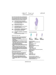 LELO INA TWIST VIBRADOR RABBIT PUNTO G Y CLITORIS LAVANDA