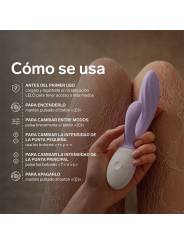 LELO INA TWIST VIBRADOR RABBIT PUNTO G Y CLITORIS LAVANDA