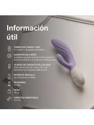LELO INA TWIST VIBRADOR RABBIT PUNTO G Y CLITORIS LAVANDA