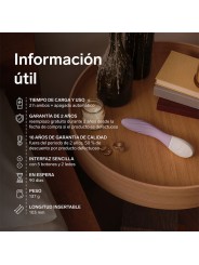 LELO MONA TWIST VIBRADOR PARA PUNTO G RECARGABLE APP CONTROL LAVANDA