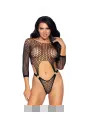 LEG AVENUE BODY TANGA DE MANGA LARGA TALLA UNICA BLANCO