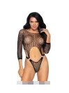 LEG AVENUE BODY TANGA DE MANGA LARGA TALLA UNICA BLANCO