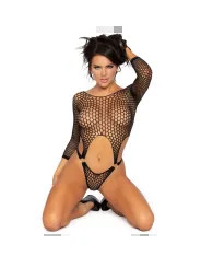 LEG AVENUE BODY TANGA DE MANGA LARGA TALLA UNICA BLANCO